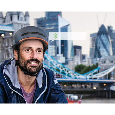 Захисний шолом Livall BH51M NEO (L) Sandstone Grey (57-61см), акустика, мікрофон, сигнали поворотів та стопів, додаток, пульт BR80, Bluetooth