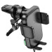 Автотримач для телефона з БЗП HOCO HW10 Jenny three-axis linkage wireless fast charging car holder(air outlet) Black Автотримач для телефона з БЗП HOCO HW10 Jenny three-axis linkage wireless fast charging car holder(air outlet) Black