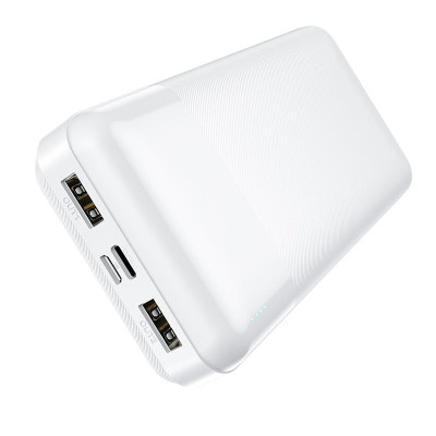 Зовнішній акумулятор HOCO J72A Easy travel power bank(20000mAh) White