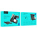 Бездротовий зарядний пристрій HOCO CQ2 Flash folding 3-in-1 wireless fast charger(SAM Watch) Black