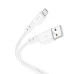 Кабель HOCO X97 Crystal color silicone charging data cable Micro white Кабель HOCO X97 Crystal color silicone charging data cable Micro white