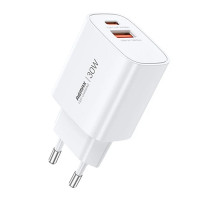 Мережевий зарядний пристрій REMAX GaN Fast Charging Charger A+C U187-AC30W EU Мережевий зарядний пристрій REMAX GaN Fast Charging Charger A+C U187-AC30W EU