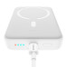 Зовнішній акумулятор Baseus Magnetic Mini Wireless Fast Charge Power Bank 10000mAh 30W  White