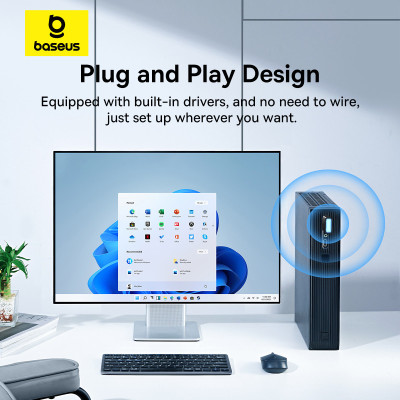 Адаптер Baseus FastJoy Series WiFi Adapter 650Mbps Cluster Black