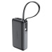 Зовнішній акумулятор ACEFAST M7 PD30W power bank with cable 10000mAh, Black