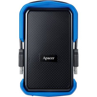 Зовнішній жорсткий диск PHD External 2.5'' Apacer USB 3.1 AC631 2TB Black/Blue (color box)