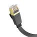 Мережевий кабель HOCO US07 General pure copper flat network cable(L=5M) Black