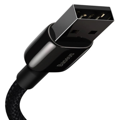 Кабель Baseus Tungsten Gold Fast Charging Data Cable USB to iP 2.4A 2m Black Кабель Baseus Tungsten Gold Fast Charging Data Cable USB to iP 2.4A 2m Black