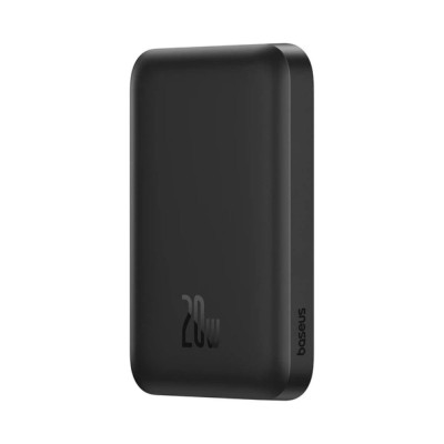 Внешний аккумулятор Baseus Magnetic Mini Air Wireless Fast Charge Power Bank 6000mAh 20W Cluster Black（With Simple Series Charging Cable Type-C to
