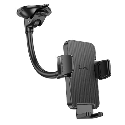 Автотримач для телефона HOCO H38 Cheetah car holder(windshield) Black Автотримач для телефона HOCO H38 Cheetah car holder(windshield) Black
