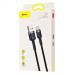 Кабель Baseus Cafule Cable USB For Type-C 3A 1m Gray+Black Кабель Baseus Cafule Cable USB For Type-C 3A 1m Gray+Black