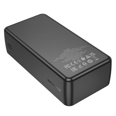 Зовнішній акумулятор BOROFONE BJ56B Graceful 22.5W+PD20W fully compatible power bank(30000mAh) Black