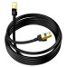 Мережевий кабель HOCO US02 Level pure copper gigabit ethernet cable(L=3M) Black Мережевий кабель HOCO US02 Level pure copper gigabit ethernet cable(L=3M) Black