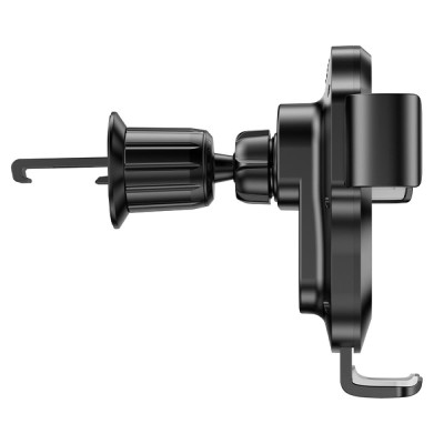 Автотримач для телефона з БЗП HOCO HW2 Wise automatic induction wireless fast charging car holder(air outlet) Black Автотримач для телефона з БЗП HOCO HW2 Wise automatic induction wireless fast charging car holder(air outlet) Black