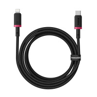Кабель Baseus Dura Series Fast Charging Cable Type-C to iP 20W 2m Red+Black Кабель Baseus Dura Series Fast Charging Cable Type-C to iP 20W 2m Red+Black
