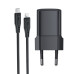Мережевий зарядний пристрій ACEFAST A118 PD30W mini GaN USB-C fast charger set (P16) Black