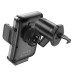 Автотримач для телефона з БЗП HOCO HW13 Speed wireless fast charging car holder(air outlet) Black Metal Gray