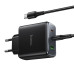 Мережевий зарядний пристрій HOCO C160A Upgrade PD65W(2C1A) charger set(C to C) Black