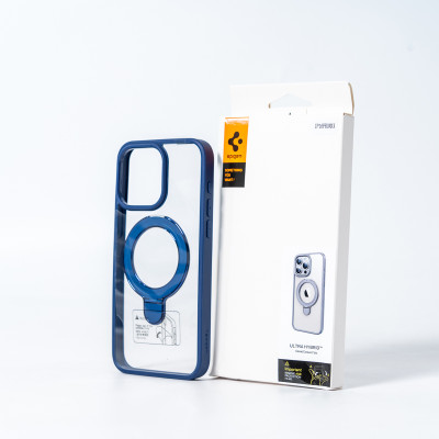 Чохол для смартфона Spigen AAA Magnetic Ring for Apple iPhone 15 Pro Blue