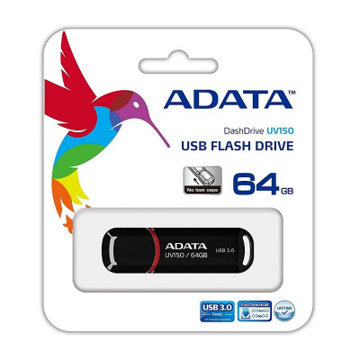 Флеш-накопитель ADATA USB 3.2 AUV 150 64Gb Black