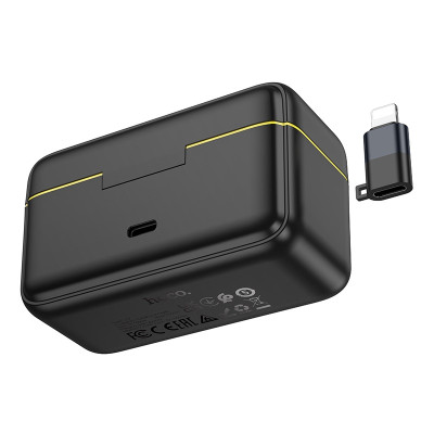 Бездротова мікрофонна система HOCO L17 Dual-mic magnetic lavalier wireless digital microphone (iP/Type-C) Black