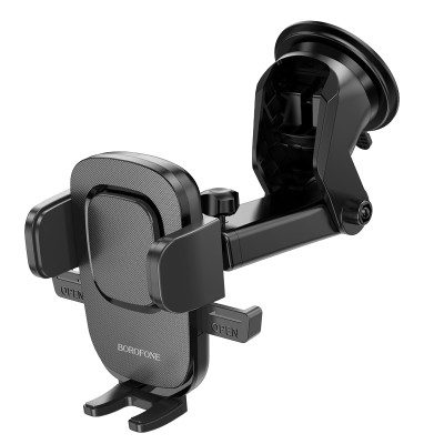 Автотримач для телефона BOROFONE BH60 Dainty center console car holder Black Автотримач для телефона BOROFONE BH60 Dainty center console car holder Black