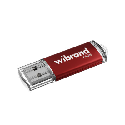 Флеш-накопичувач Wibrand USB 2.0 Cougar 64Gb Red Флеш-накопичувач Wibrand USB 2.0 Cougar 64Gb Red