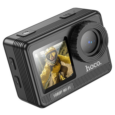 Екшн камера HOCO DV103 Dual color screen sports camera Black