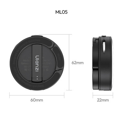 Відеосвітло Ulanzi ML05 MagLock Fill Light (Black)
