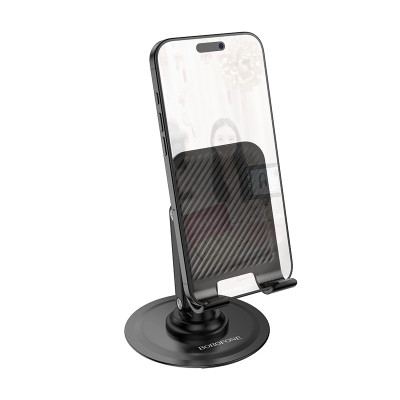 Тримач для телефона BOROFONE BH128 Admirado dual-axis rotating desktop stand Black Тримач для телефона BOROFONE BH128 Admirado dual-axis rotating desktop stand Black