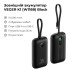 Внешний аккумулятор VEGER 10000 mAh with built-in cables Type C / Lightning PD QC3.0 35W K1 (W1188) black