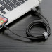 Кабель Baseus Cafule Cable USB For Lightning 2.4A 1m Gray+Black Кабель Baseus Cafule Cable USB For Lightning 2.4A 1m Gray+Black