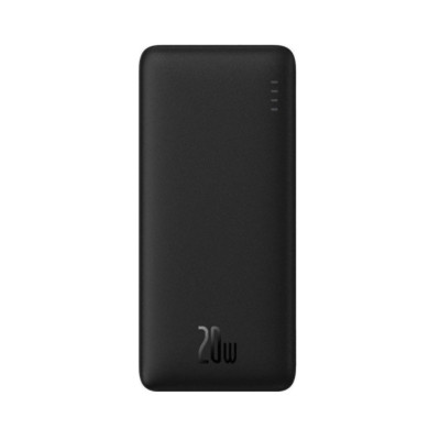 Зовнішній акумулятор Baseus Airpow Fast Charge Power Bank 20000mAh 20W Cluster Black (With Simple Series Containing universal USB to Type-C 50cm Blac Зовнішній акумулятор Baseus Airpow Fast Charge Power Bank 20000mAh 20W Cluster Black (With Simple Series Containing universal USB to Type-C 50cm Blac