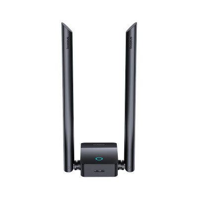 Адаптер Baseus FastJoy Series WiFi Adapter 1300Mbps(External Antenna)Cluster Black Адаптер Baseus FastJoy Series WiFi Adapter 1300Mbps(External Antenna)Cluster Black