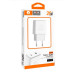 Мережевий зарядний пристрій WUW-C189 PD 20W Charger USB C + USB C white