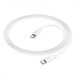 Кабель HOCO X87 Magic silicone 60W PD charging data cable for Type-C to Type-C White Кабель HOCO X87 Magic silicone 60W PD charging data cable for Type-C to Type-C White
