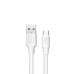 Кабель WUW-X168 USB Type-C  5А white