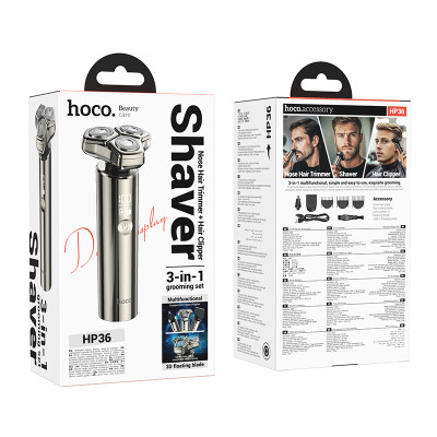 Електробритва HOCO HP36 3-in-1 600 mAh multifunctional grooming and shaving set Електробритва HOCO HP36 3-in-1 600 mAh multifunctional grooming and shaving set
