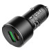 Автомобільний зарядний пристрій HOCO Z42 Light road dual port digital display PD20W+QC3.0 car charger Black Автомобільний зарядний пристрій HOCO Z42 Light road dual port digital display PD20W+QC3.0 car charger Black