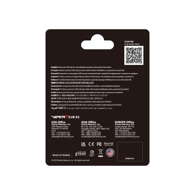 Карта пам'яті microSDXC (UHS-1) Patriot EP Series 128Gb class 10 DDR200 V30 A2 (with A+C Card reader)