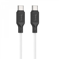 Кабель HOCO X90 Cool 60W silicone charging data cable for Type-C to Type-C White Кабель HOCO X90 Cool 60W silicone charging data cable for Type-C to Type-C White