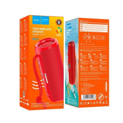 Портативна колонка HOCO HC16 Vocal sports BT speaker Red Портативна колонка HOCO HC16 Vocal sports BT speaker Red