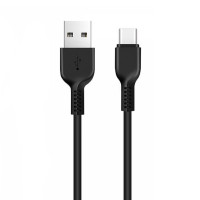 Кабель HOCO X13 USB to Type-C 3A, 1m, PVC, PVC connectors, Black Кабель HOCO X13 USB to Type-C 3A, 1m, PVC, PVC connectors, Black