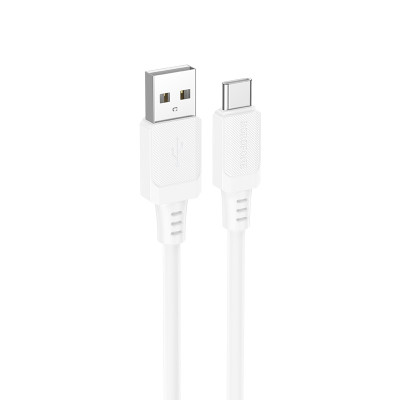 Кабель BOROFONE BX115 Lotto silicone charging data cable Type-C White Кабель BOROFONE BX115 Lotto silicone charging data cable Type-C White