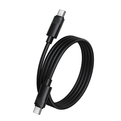 Кабель BOROFONE BX123 Leya 60W silicone charging data cable C to C Black Кабель BOROFONE BX123 Leya 60W silicone charging data cable C to C Black