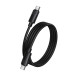 Кабель BOROFONE BX123 Leya 60W silicone charging data cable C to C Black Кабель BOROFONE BX123 Leya 60W silicone charging data cable C to C Black