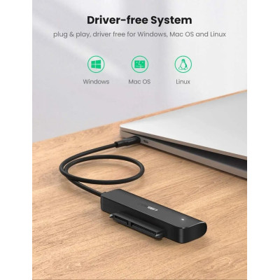 Адаптер UGREEN CM321 USB-C 3.0 to 2.5-Inch SATA Converter 50cm (UGR-70610)