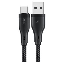Кабель ACEFAST C8-04 USB-A to USB-C charging data cable 1.2 м Black