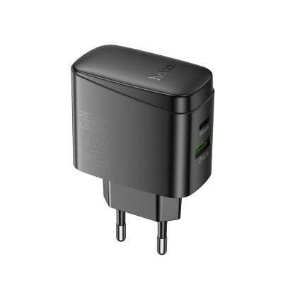 Мережевий зарядний пристрій HOCO CS63A Bright PD65W (1A1C) charger (EU) Black