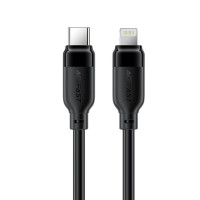 Кабель ACEFAST C16-05, USB to iP, 30W, 2m,TPU, TPU connectors, Black